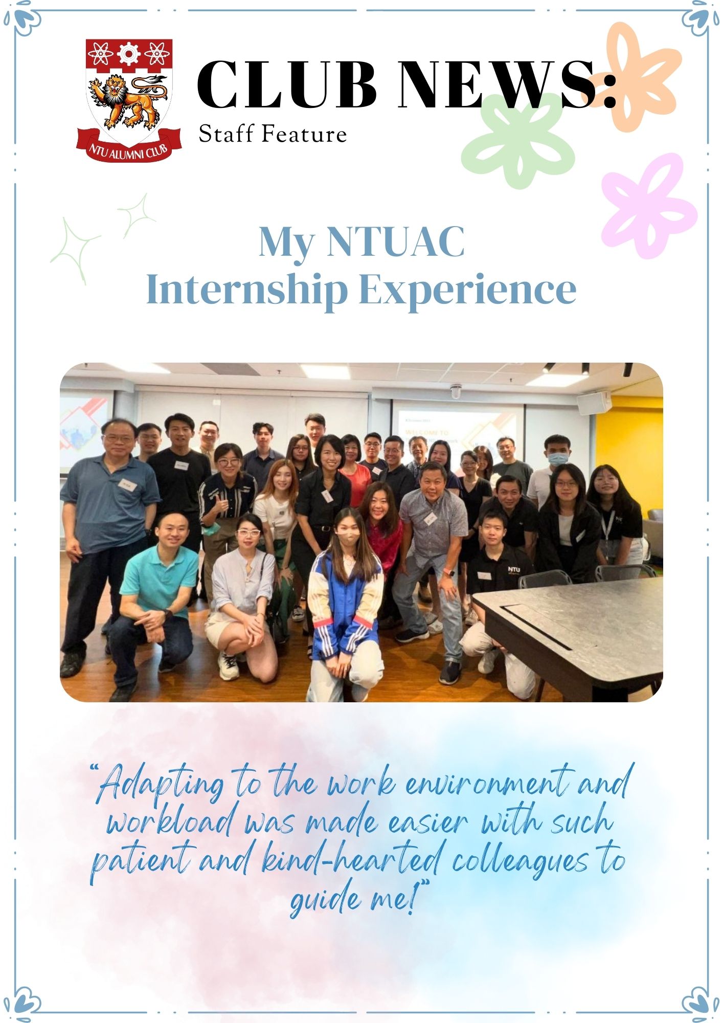 My NTUAC Internship Experience: Cutural Ko