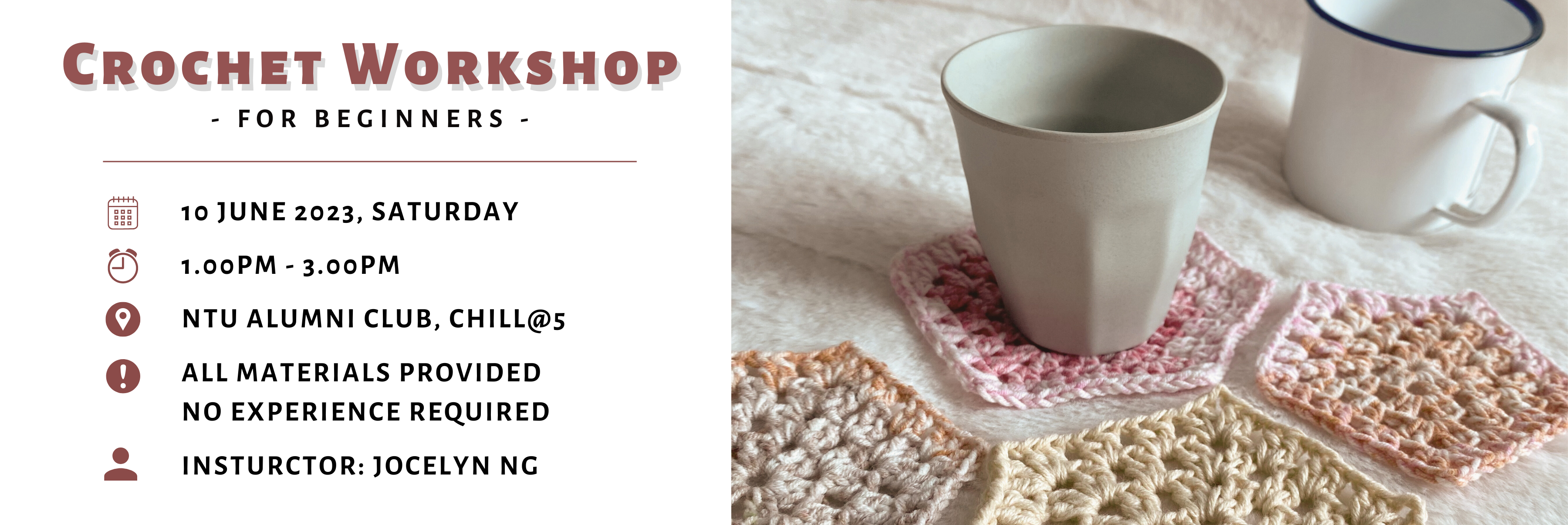 Crochet Workshop (Beginner)