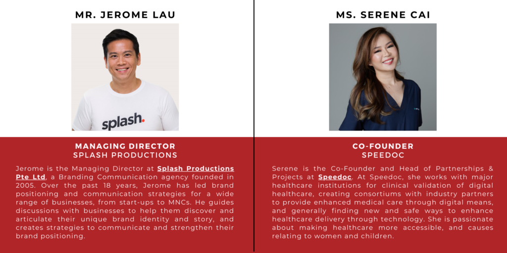 speaker profile for jerome lau and serene cai