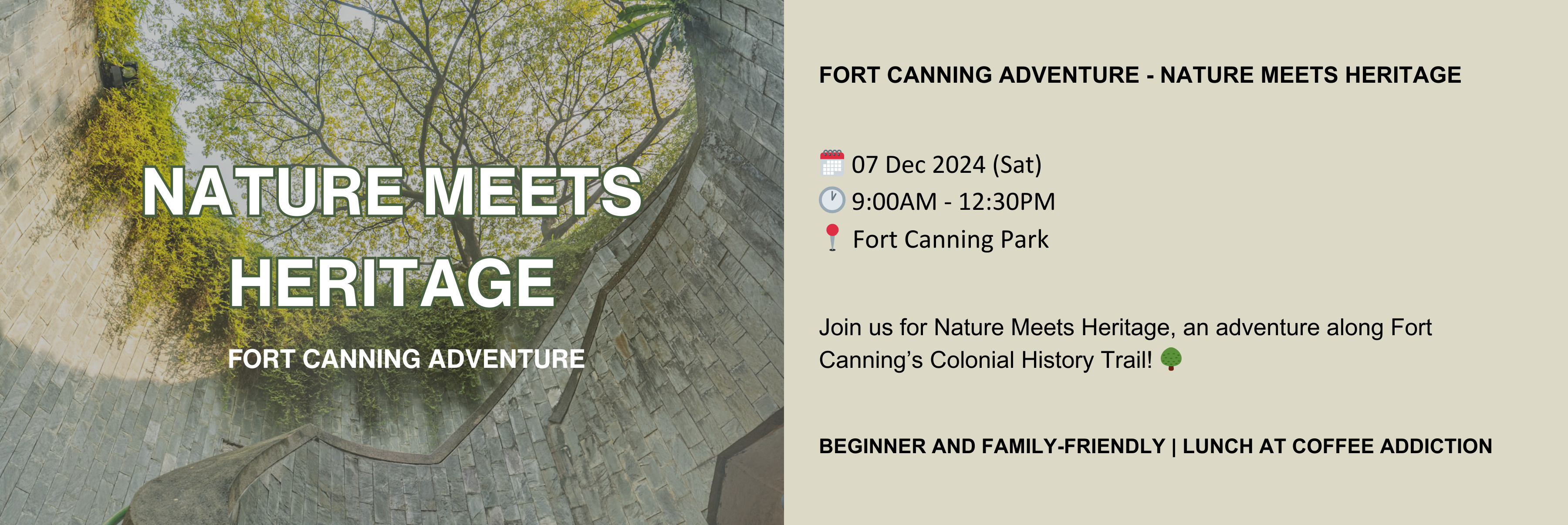 Fort Canning Adventure – Nature Meets Heritage