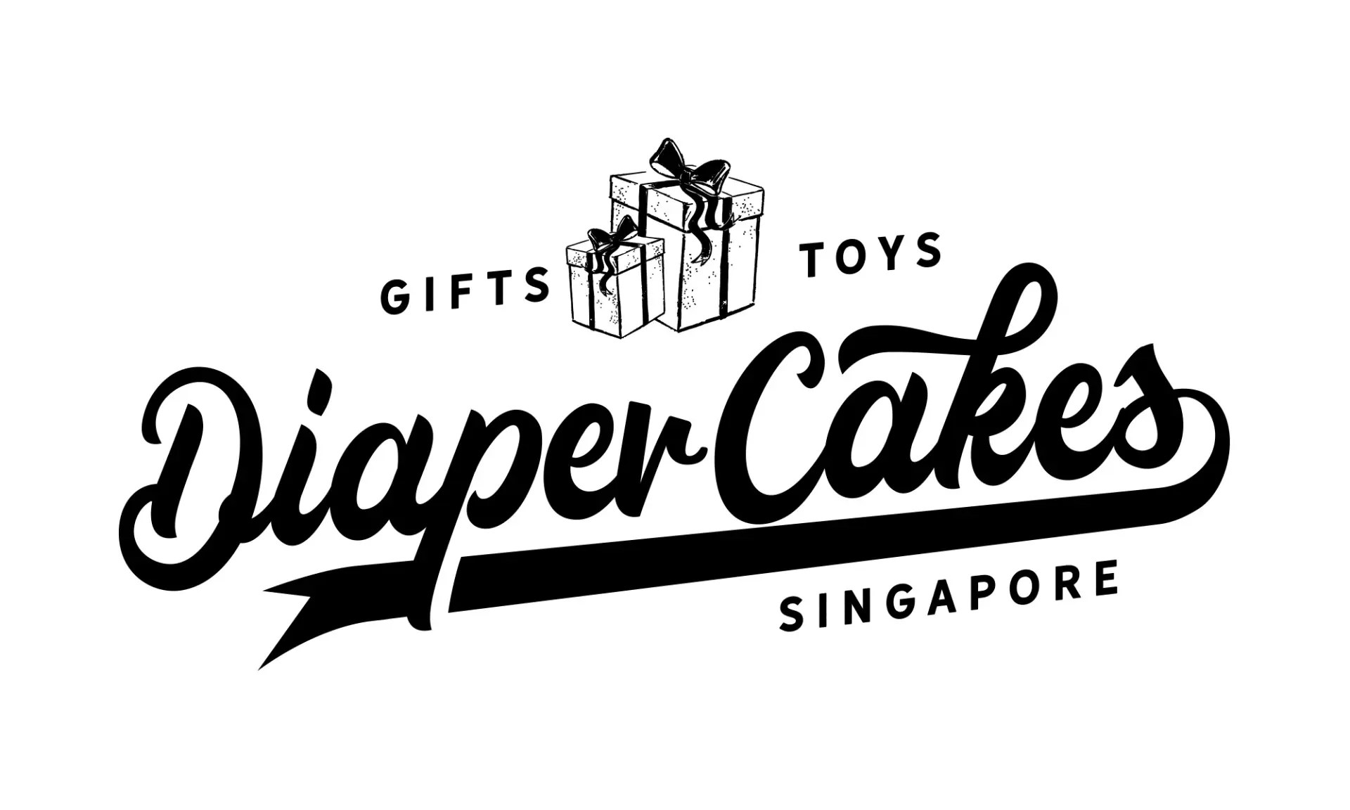 diaper cake business logo merchant