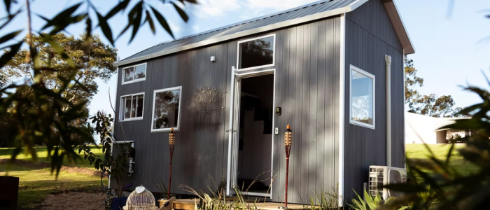 big tiny portable house exterior