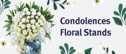 condolences floral stands humming