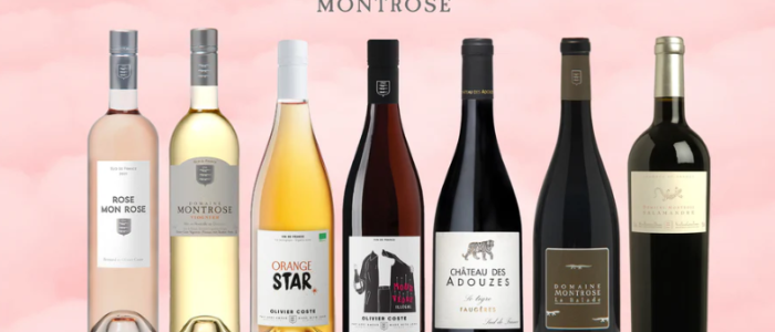 selection of white and red wine